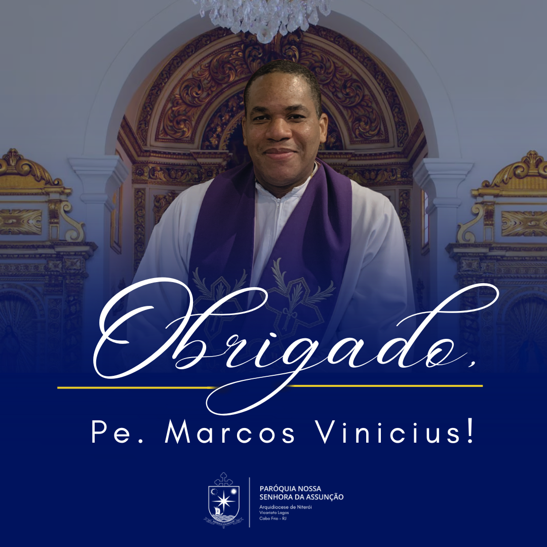 Muito obrigado, Padre Marcos! 