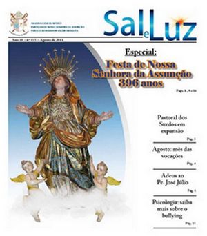 capa jornal sal e luz 115 ago 2011